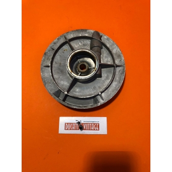 Vintage Ducati drum brake front hub cover – Ø ~190 mm