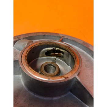 Vintage Ducati drum brake front hub cover – Ø ~190 mm