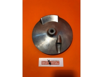 Vintage Ducati drum brake front hub cover – Ø ~190 mm