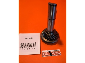 Bottom bevel gear original, new, excellent for all single cylinder wide case and narrow case engines Ducati Z=21-30