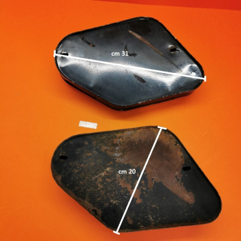 Pair of used storage cases original for Ducati motorcycles with outfitting for traffic police