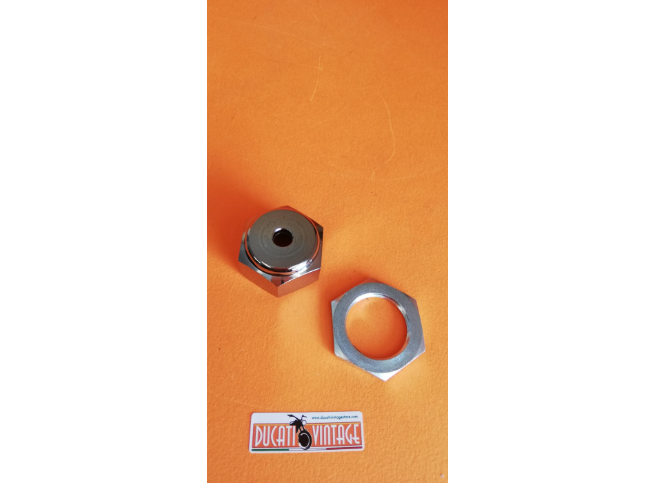 Pair of nuts for steering head tube for Ducati RT