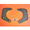 Pair engine support plates for Ducati single narrow case models 1962/1968