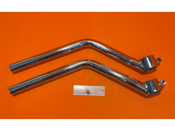 DUCATI clipons hight chromium-plated suitable for narrow case with fork Ø 31,5 