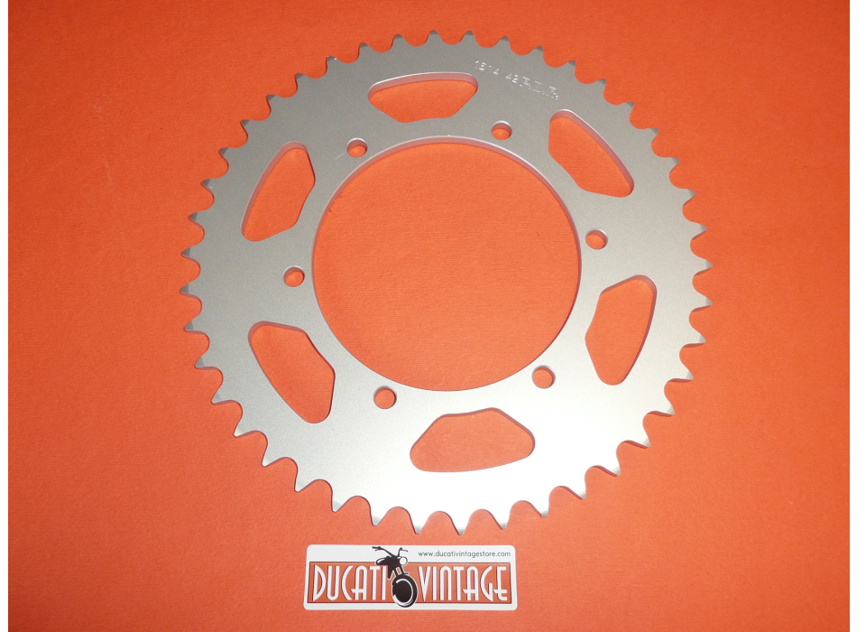 Crown Z 42 teeth Ergal 520 tread for single cylinder Ducati 250 and 350cc transformation crown and chain 520 tread