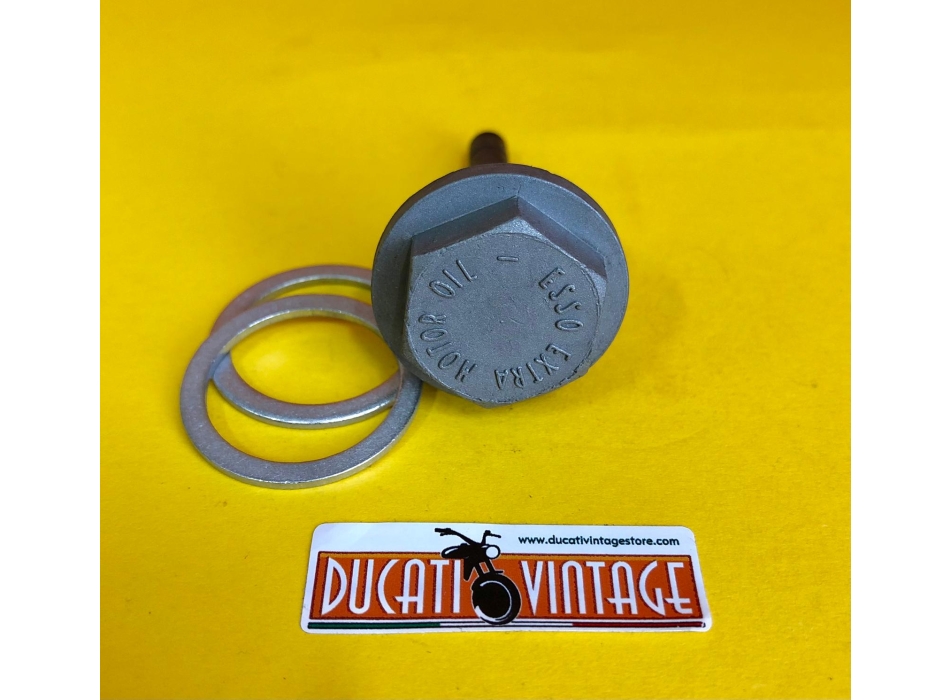 ESSO ORIGINAL oil level cap for Ducati single cylinder narrow case