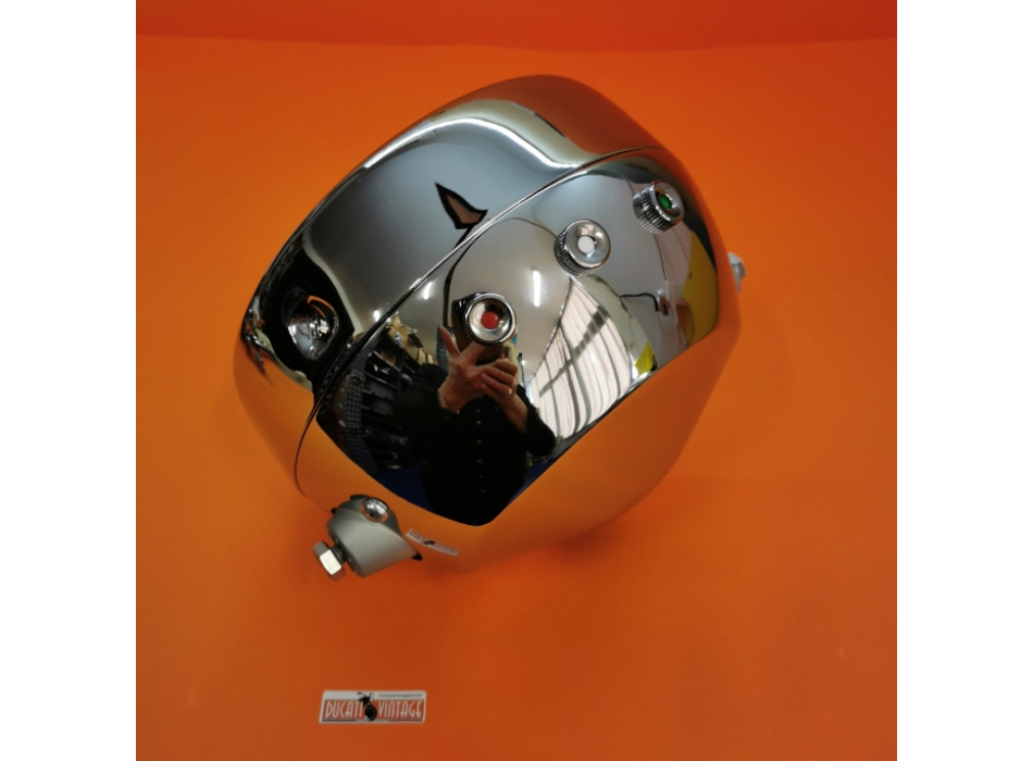 Aprilia complete headlight for Ducati 750S model with only 3 warning lights