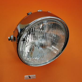 Aprilia complete headlight for Ducati 750S model with only 3 warning lights