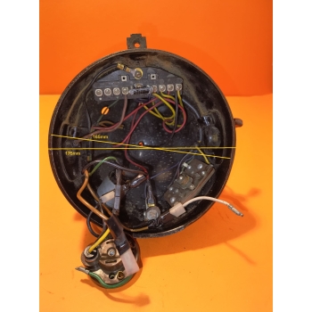Original CEV headlight (shell), used good condition, no dents, measurements in photo