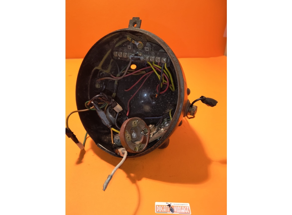 Original CEV headlight (shell), used good condition, no dents, measurements in photo