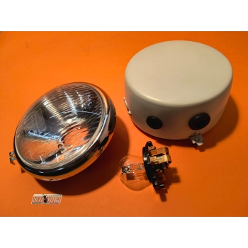 Complete headlight for Ducati 250cc Scrambler America year 1962/1965 - to be painted -.