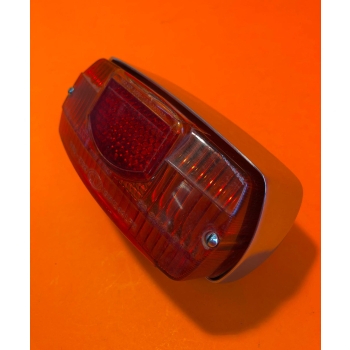 Taillight rectangular in aluminium,  original, Ducati narrow, wide case