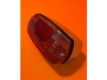 Taillight rectangular in aluminium,  original, Ducati narrow, wide case