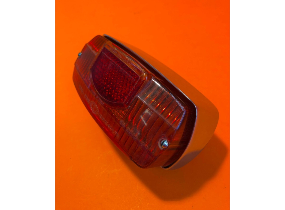 Taillight rectangular in aluminium,  original, Ducati narrow, wide case