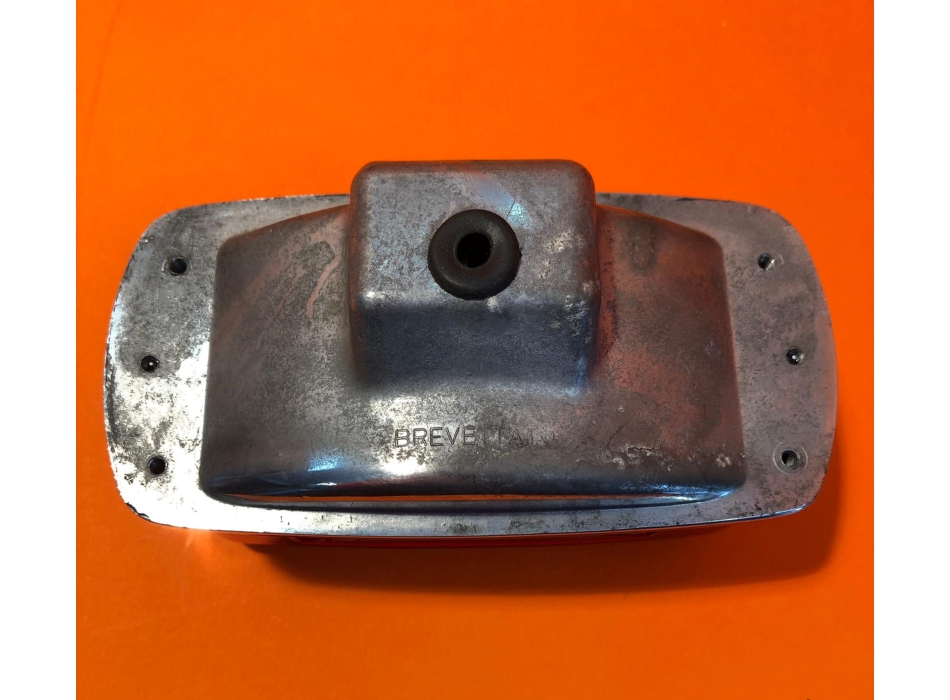 Taillight rectangular in aluminium identical original Ducati narrow, wide case