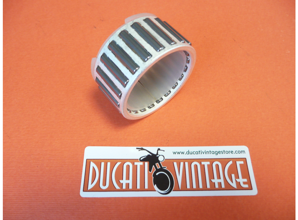 Silver cage 21 removable rollers L 22 x Ø 35  - high quality product for all Ducati single-cylinder wide cases 