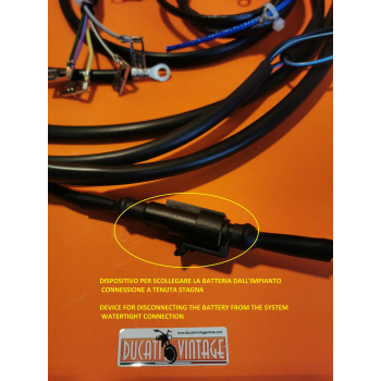 Full wiring loom  points ignition Ducati Scrambler, Desmo Silver Shotgun, Mark3