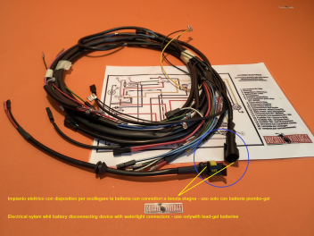 High quality electrical system for electronic ignition engine for Ducati Scrambler, Yellow, Shotgun, Mark 3 