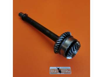 Top bevel gear Z=20-28 original used very good conditions, for all single cylinder wide case engine Ducati 250c