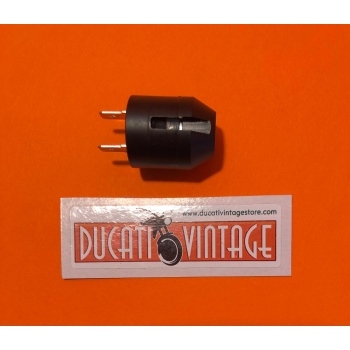 Stop switch on front brake cable, original replica Ducati Scrambler, Yellow, Mark3