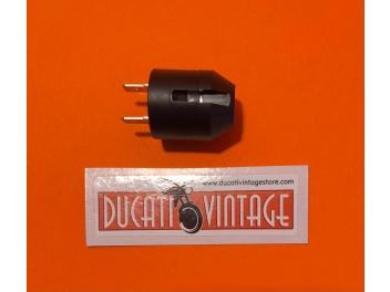 Stop switch on front brake cable, original replica Ducati Scrambler, Yellow, Mark3