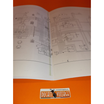 Instructions for use and maintenance Ducati 750 GT in Italian language