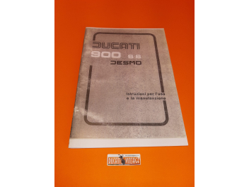 Instructions for use and maintenance Ducati 900 SS Super Sport Desmo in Italian language