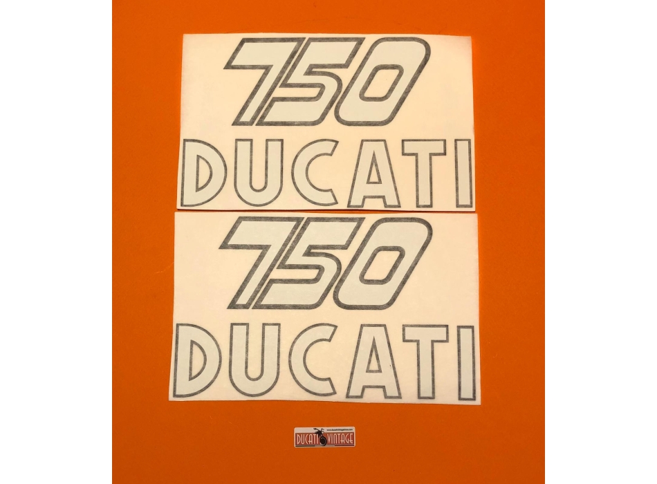 Pair of transfer printing for tank Ducati Scrambler 125