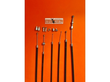 Kit cables:front brake,starter,throttle,clutch,decompressor lifter for Ducati Scrambler 350/450 2° series