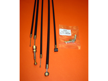 Kit cables:front brake,starter,throttle,clutch,decompressor lifter Du Ducati Scrambler 1° s.