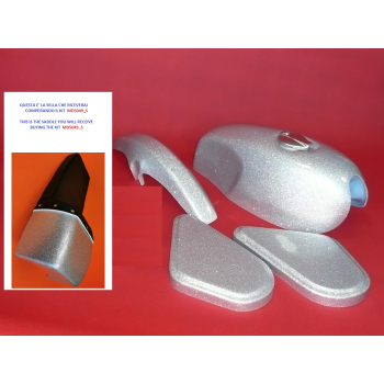 Kit fiberglass Ducati Silver Shotgun as the original (ready to assemble) seat complete