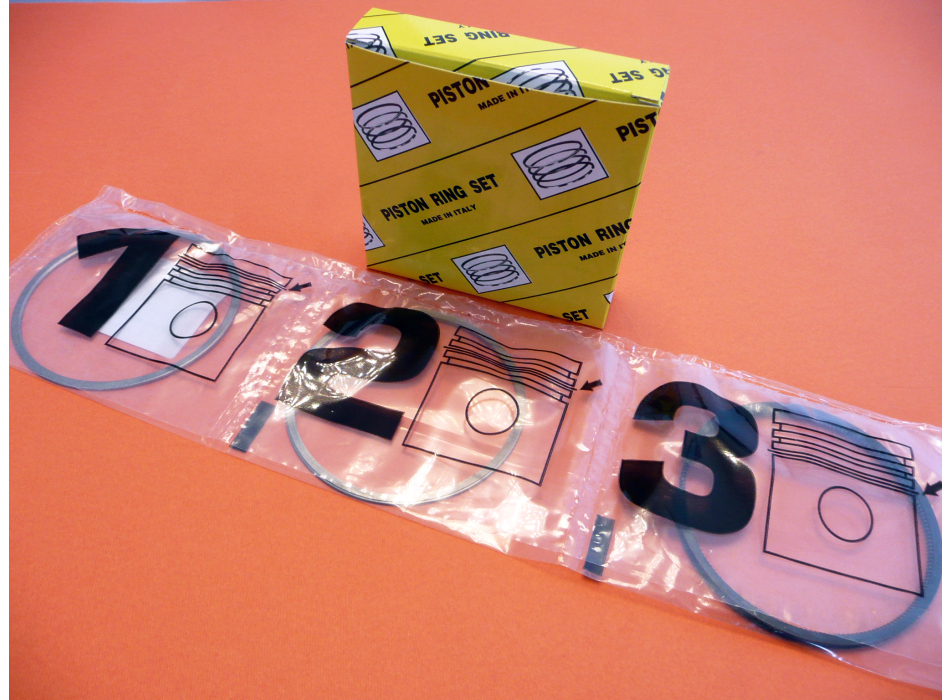 Piston ring set 74.6 suitable Ducati wide case engines Scrambler Desmo Mark3