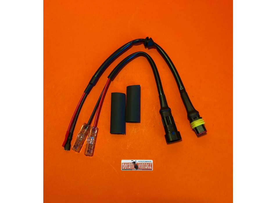 modification kit via watertight coupler for lead-gel batteries to be used with 6V or 12V battery charger
