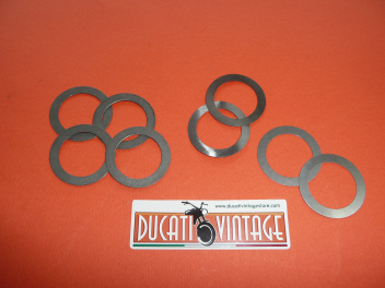 shim washers set for lower bevel gear bearings register Ducati wide case engine