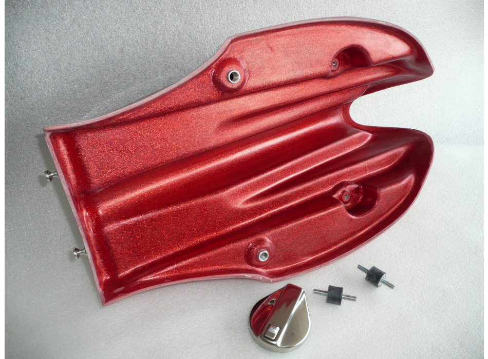 Kit fiberglass petrol tank + 2 tool box cover for Ducati 750 GT