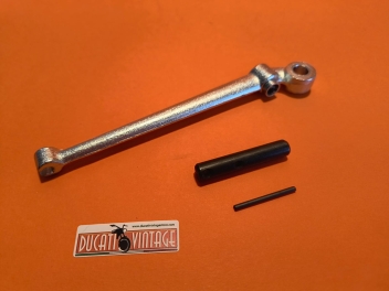 Clutch lever on engine block + pin + spring pin, original reconditioned like new, for all Ducati single-cylinder engines wide crankcases all displacements