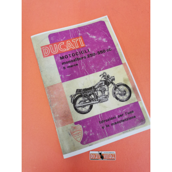 Book:  Instructions for use and maintenance (in italian) 250-350cc Ducatri Scrambler, Ducati Mark3, Ducati Mark3 Desmo