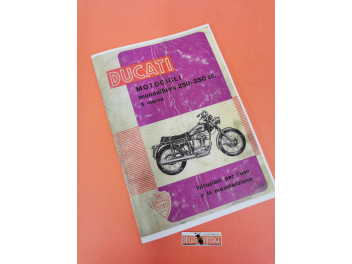 Book:  Instructions for use and maintenance (in italian) 250-350cc Ducatri Scrambler, Ducati Mark3, Ducati Mark3 Desmo