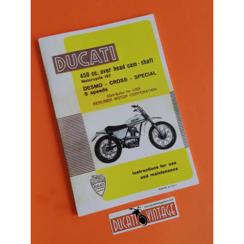 Book Instructions for use and maintenance Ducati RT 