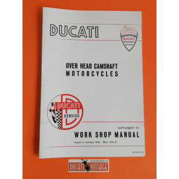 Work shop manual Ducati motocycle over head camshaft, Scrambler, Desmo, Mark3