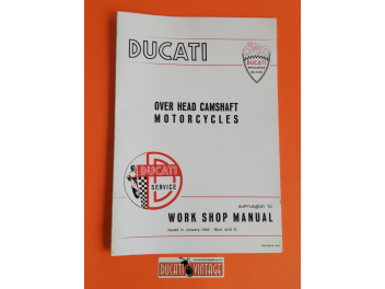 Work shop manual Ducati motocycle over head camshaft, Scrambler, Desmo, Mark3