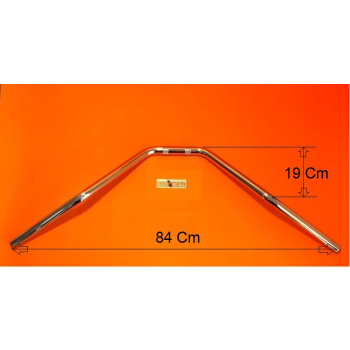 Chromium-plated handlebar Ø 22 for Ducati Scrambler 1st and 2nd series