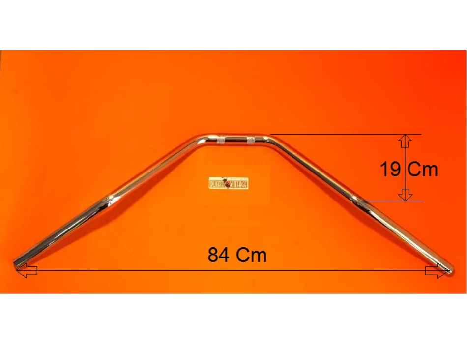 Chromium-plated handlebar Ø 22 for Ducati Scrambler 1st and 2nd series