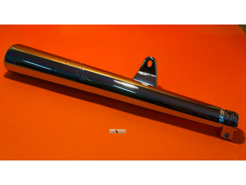 long cone type Conti silencer for Ducati single wide case, Scrambler, Shotgun, Yellow, Mark3, RT