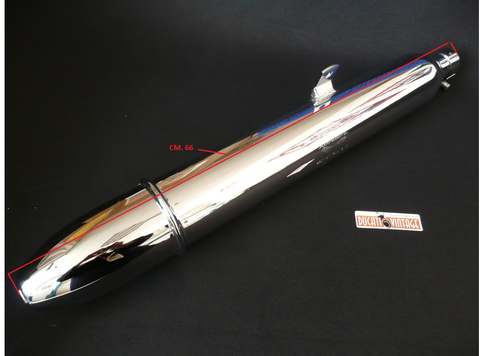 Silentium silencer for Ducati narrow and wide case models 175/200/250cc