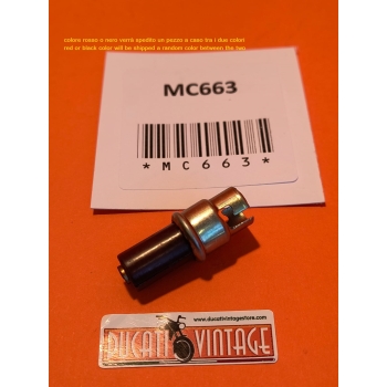 No. 1 lamp holder for BA9S lamp for Cev instruments with bakelite holder for Cev instruments tachometer and odometer for Ducati single-cylinder narrow or wide case with CEV instrumentation