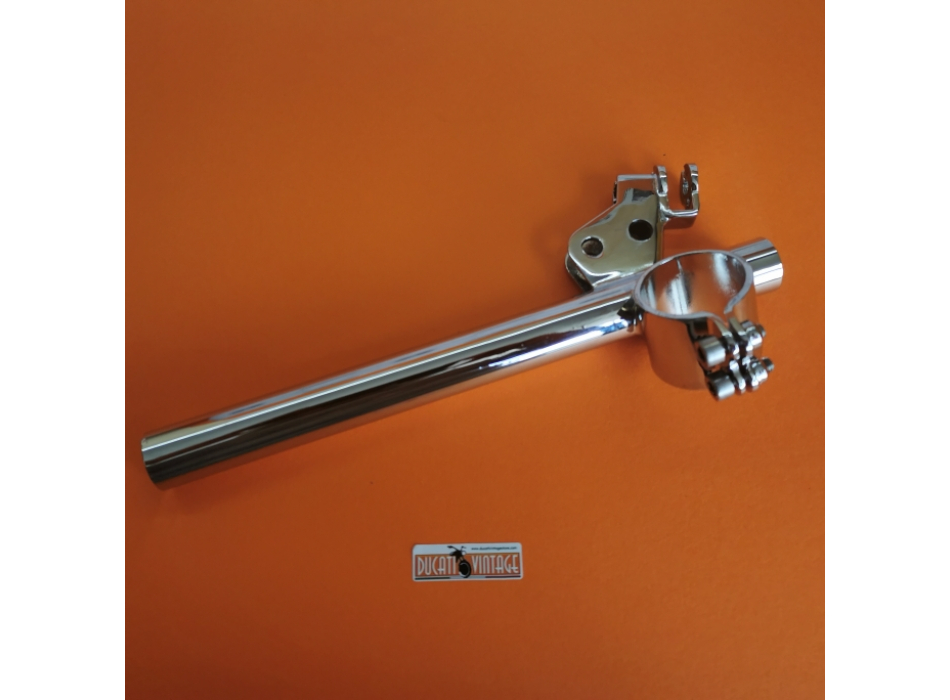 Verlicchi Pair of clip-ons fork Ø 35 Ducati Yellow and Ducati Silver Shotgun