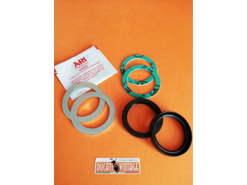 n. 2  Ø 31,5mm fork seals measure 31,5 x 40 x 7 mm for Ducati narrow case models with Ø 31,5 mm fork