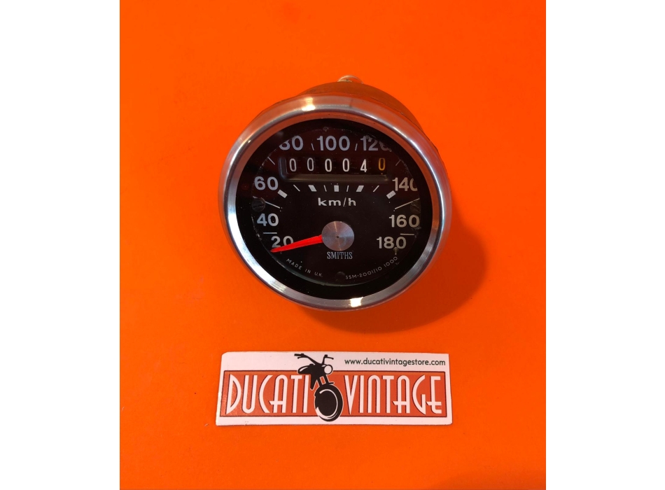 Original Smith Speedometer NEW for Ducati Motorcycles (with cracked glass)