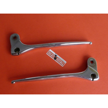 Pair of lever (clutch and front brake) replica identical Ducati 125 175 200cc